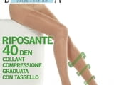 Bellissima 40DEN черен, телесен, бежов италиански стягащ чорапогащник 40-95кг оформящи чорапогащи
