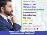 Business loans and Personal loans are available