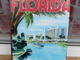 Метална табела Florida Флорида круизи коаби хотели сгради