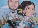 Рисувам карикатури със сух пастел