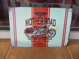 Метална табела мотор Mother road Каране на мотоциклети пътя магистарали