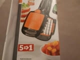Кухненско, мултифункционално ренде за плодове и зеленчуци 5 в 1 Genius Nicer Dicer