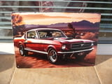 Метална табела кола Ford Mustang ретро мускули мощна бърза