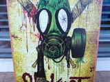 Метална табела музика Slipknot метъл маски бухалки противогаз група яка забива