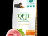 Optimeal Puppy Large Bred Turkey За подрастващи кученца от едри породи с пуйка 12кг.