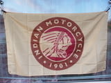 Знаме Indian Motorcycle 1901 Индиан мотоциклети рокерски готини направени мощни рокери волни група