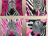 Комплект калъфки Зебри Фухсия